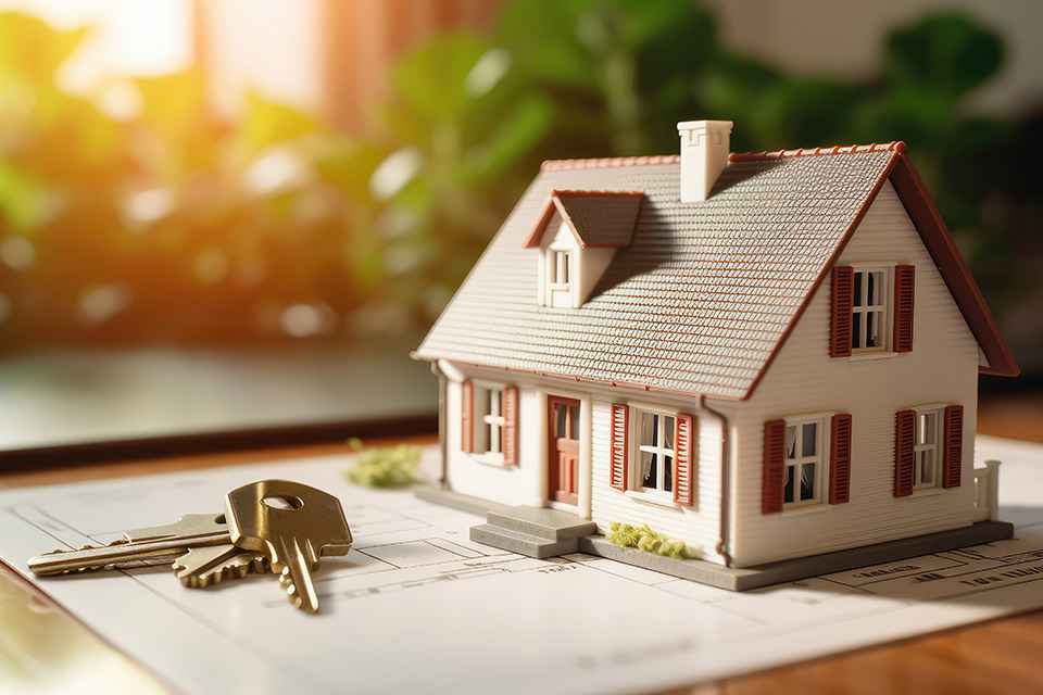 © Miquel - stock.adobe.com Foto: Schlüssel und Haus